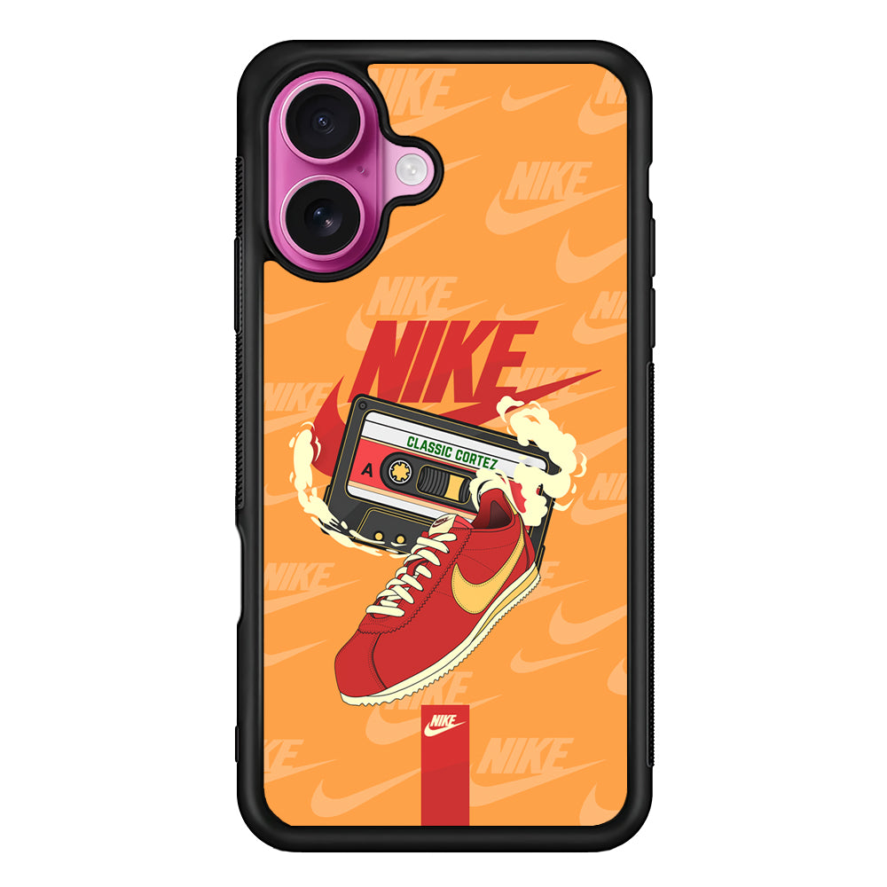 Nike Classic Stride iPhone 17 Case - Slim Rubber Case for iPhone 17