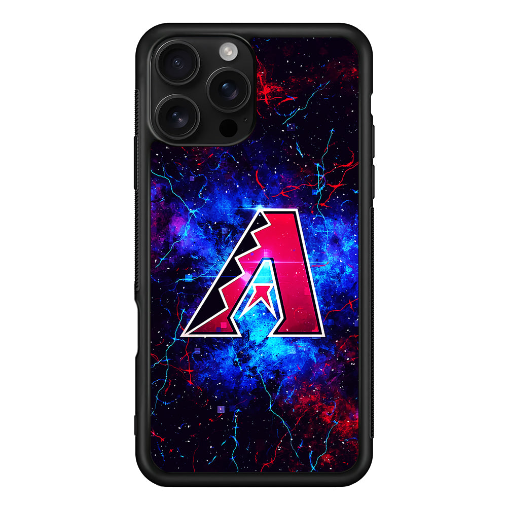 Arizona Diamondbacks Abstract iPhone 16 Pro Case | Durable Protective Case for iPhone 16 Pro