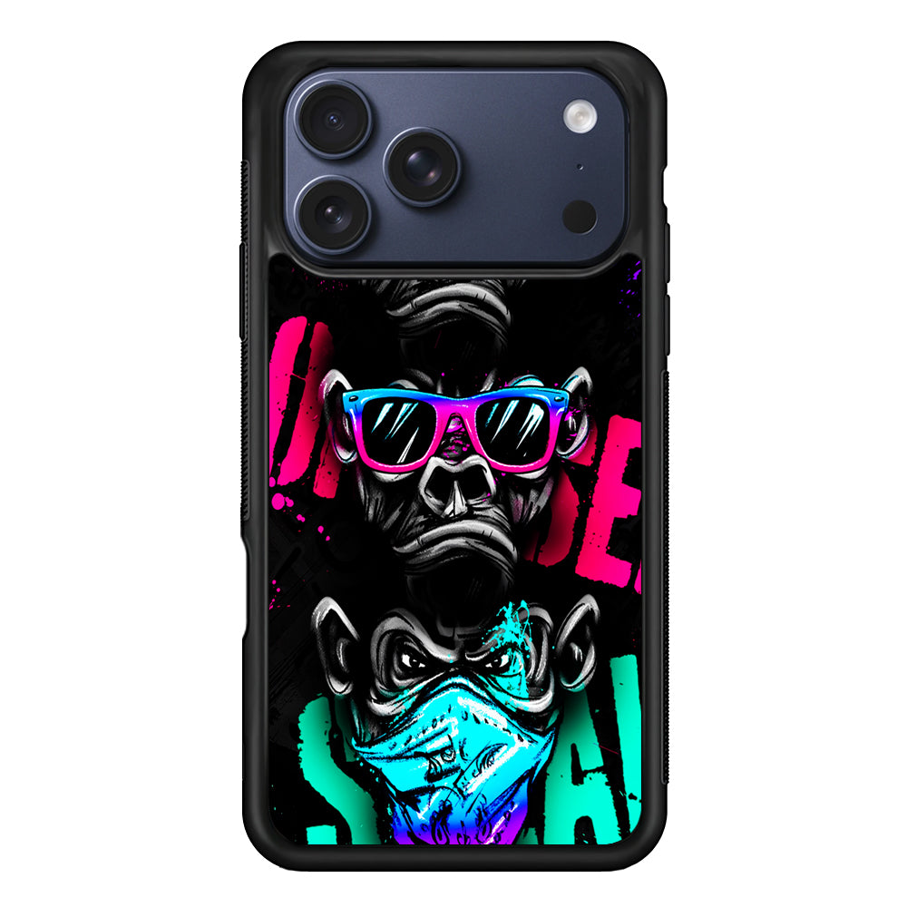 Three Wise Monkeys iPhone 17 Pro Max Case | Slim Protective Cover for iPhone 17 Pro Max