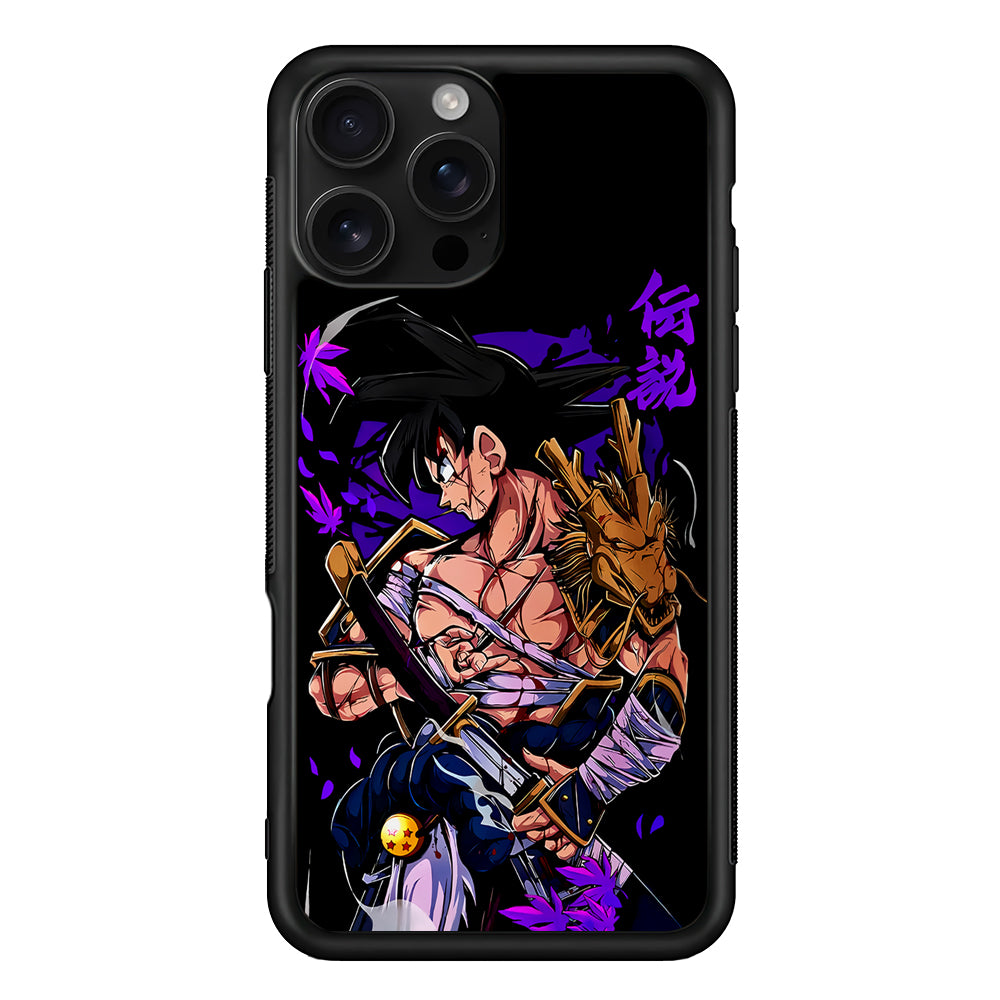 Dragon Ball Z Goku Samurai iPhone 16 Pro Case | Durable Protective Case for iPhone 16 Pro