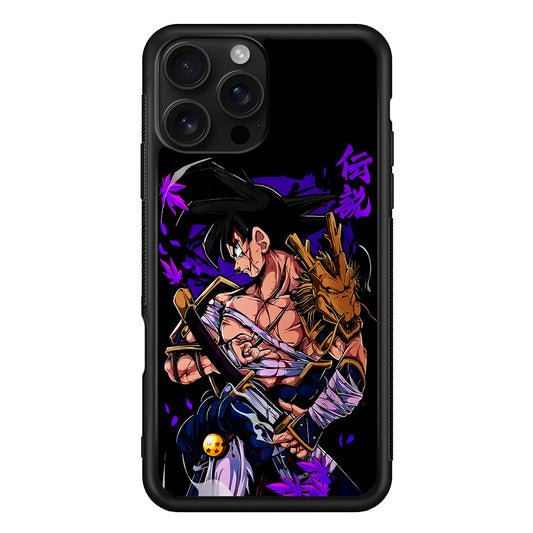 Dragon Ball Z Goku Samurai iPhone 16 Pro Case | Durable Protective Case for iPhone 16 Pro