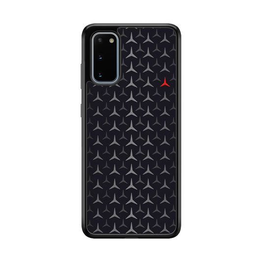 Mercedes-Benz Logos Pattern Samsung Galaxy S20 Case | Slim Rubber Case for Samsung Galaxy S20
