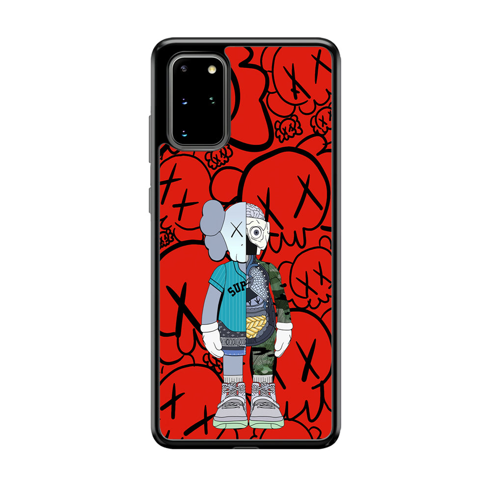 Kaws Graffiti Red Samsung Galaxy S20 Plus Case | Slim Rubber Case for Samsung Galaxy S20 Plus