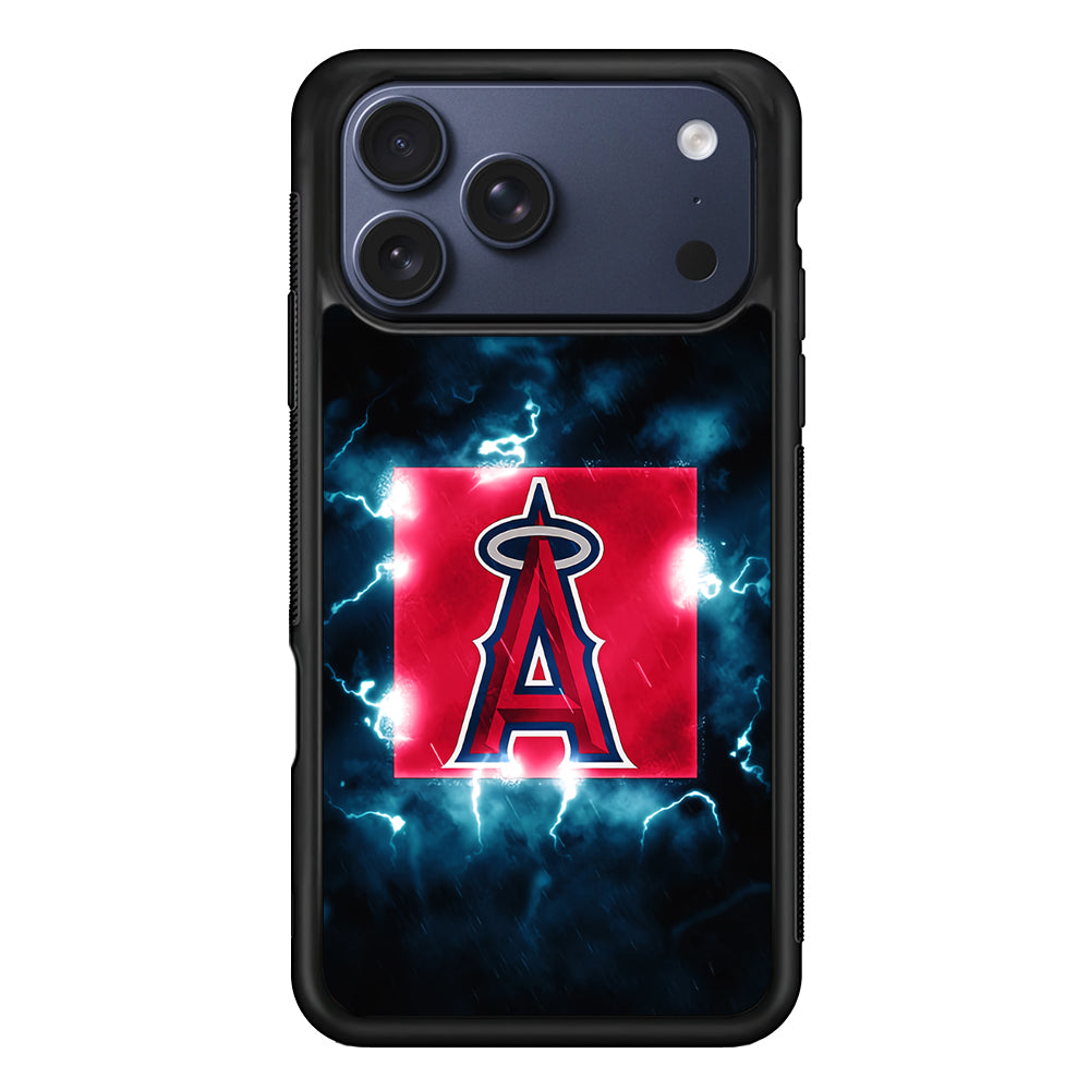 Los Angeles Angels Abstract iPhone 17 Pro Max Case | Slim Protective Cover for iPhone 17 Pro Max