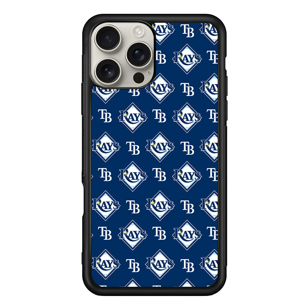 Tampa Bay Rays Pattern iPhone 16 Pro Max Case | Stylish Protective Case for iPhone 16 Pro Max
