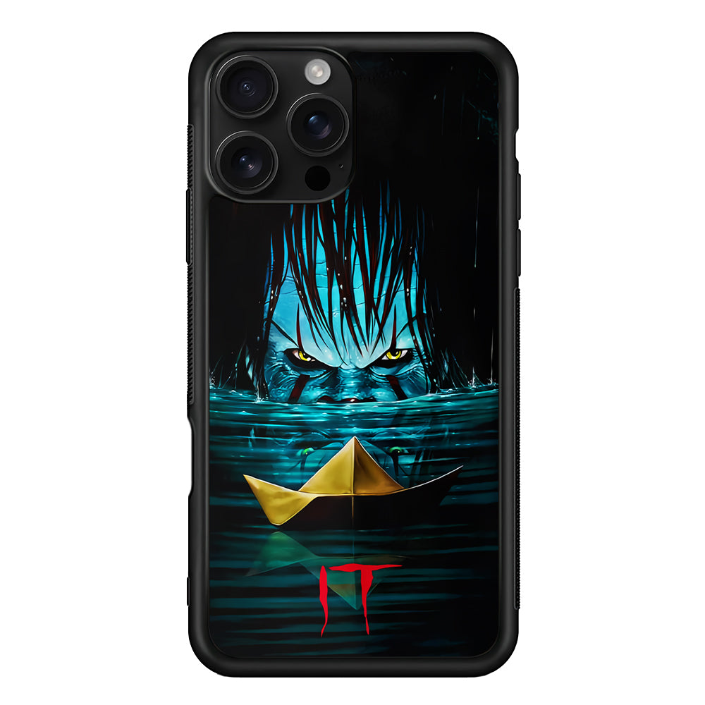 Pennywise IT Poster Art iPhone 16 Pro Case | Durable Protective Case for iPhone 16 Pro
