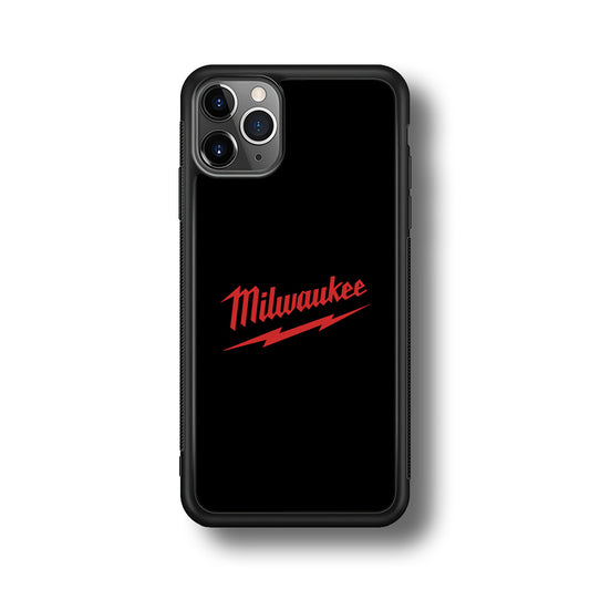 Milwaukee Tool Black Background iPhone 11 Pro Max Case | Slim Rubber Case for iPhone 11 Pro Max
