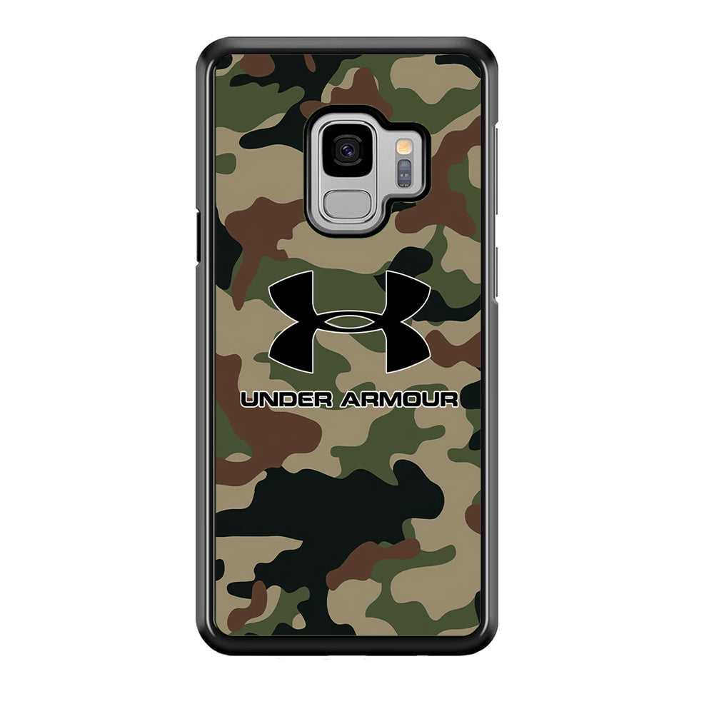 Under Armour Green Camo Samsung Galaxy S9 Case | Slim Rubber Case for Samsung Galaxy S9
