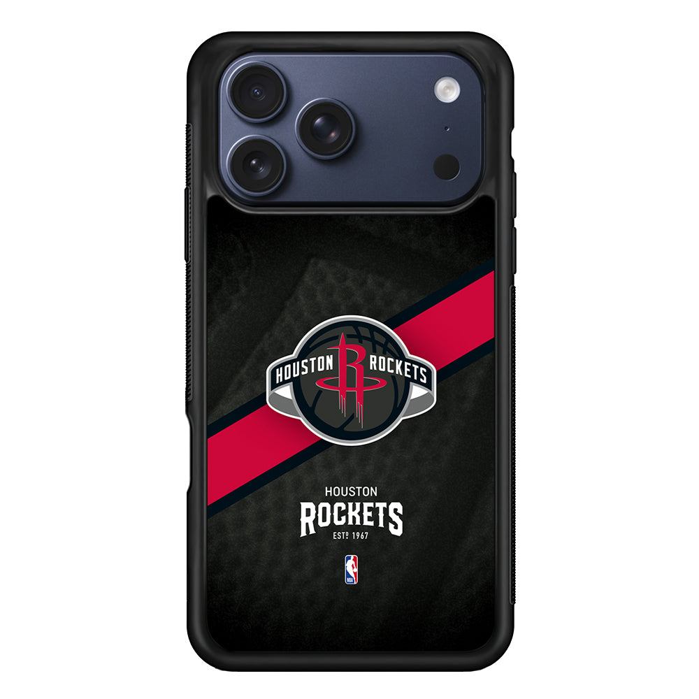 Houston Rockets Logo iPhone 17 Pro Max Case | Slim Protective Cover for iPhone 17 Pro Max
