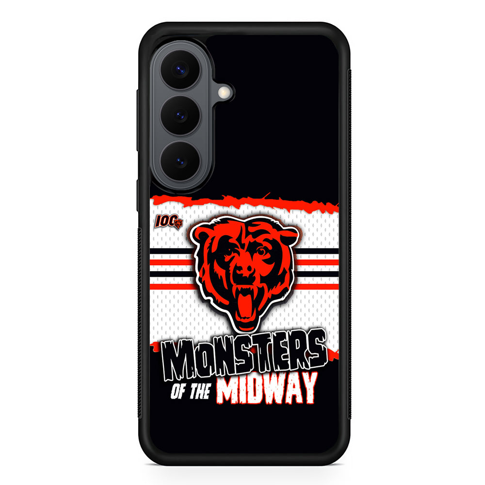 Chicago Bears Monsters Midway Samsung Galaxy S26 Plus Case | Slim Rubber Case for Samsung Galaxy S26 Plus