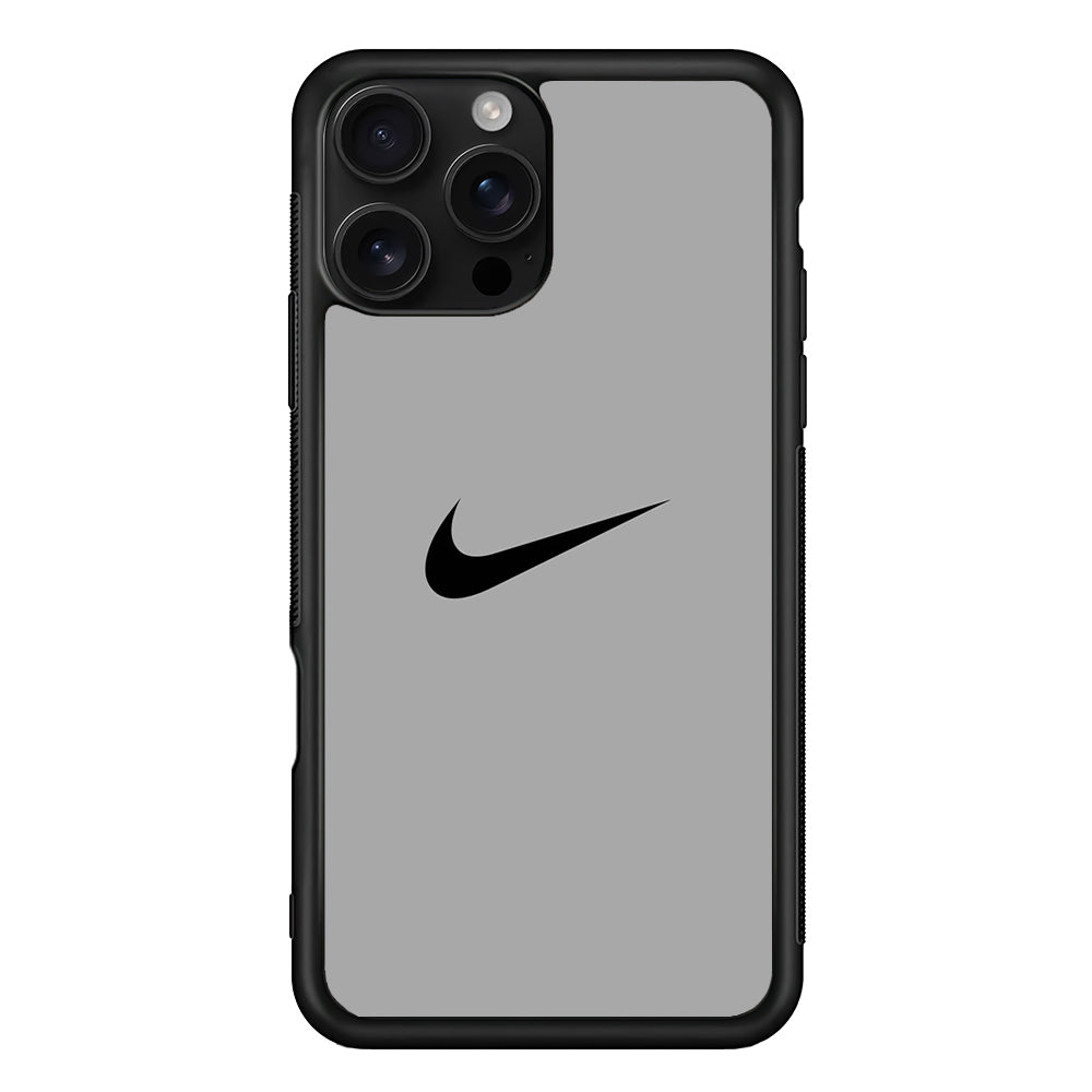 Nike Gray Full iPhone 16 Pro Case - Stylish Protective Cover for iPhone 16 Pro