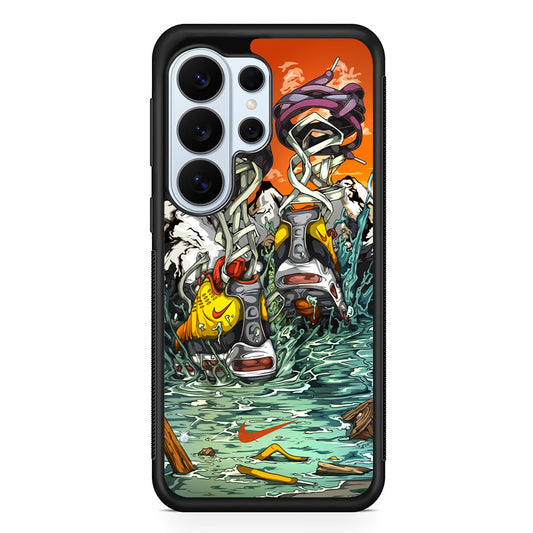 Nike Form of Art Noise Samsung Galaxy S26 Ultra Case | Protective Phone Cover