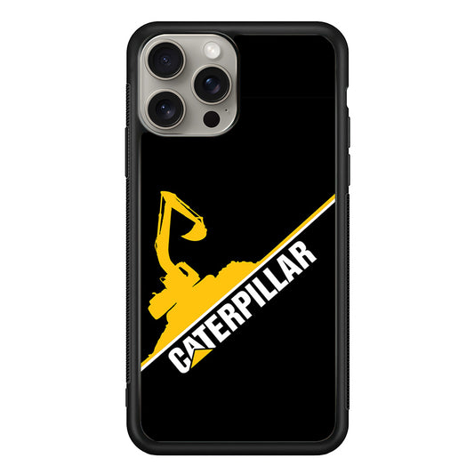 Caterpillar Built to Conquer iPhone 15 Pro Case | Slim Rubber Case for iPhone 15 Pro