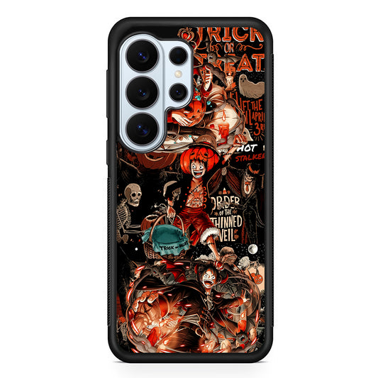 One Piece Luffy Halloween Samsung Galaxy S26 Ultra Case | Protective Phone Cover