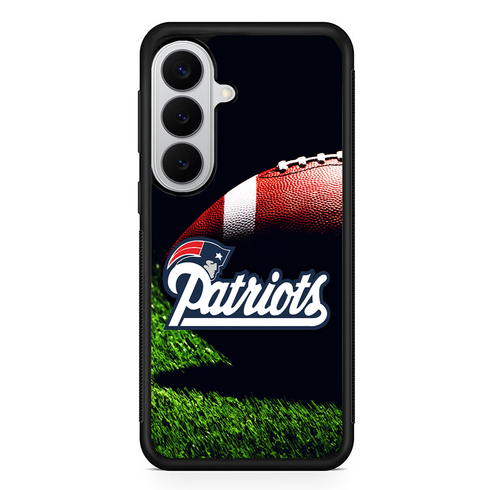New England Patriots Ball Samsung Galaxy S26 Case | Protective Rubber Cover