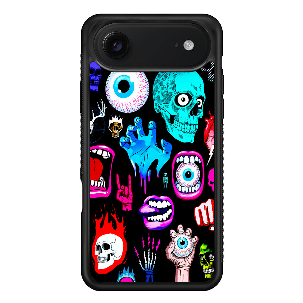 Hand Drawn Halloween Doodles iPhone 17 Air Case | Protective Case for iPhone 17 Air