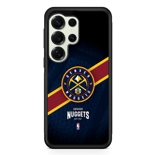 Denver Nuggets Logo Samsung Galaxy S25 Ultra Case | Durable Rubber Case for Samsung Galaxy S25 Ultra