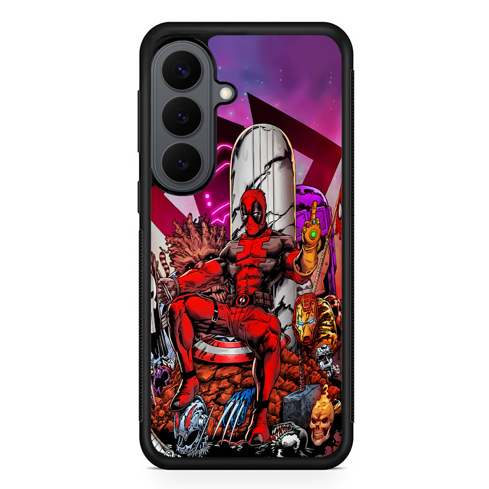 Deadpool Kills Everyone Samsung Galaxy S26 Plus Case | Slim Rubber Case for Samsung Galaxy S26 Plus