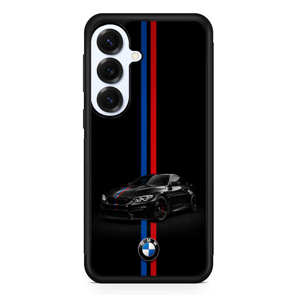 BMW M4 Coupe Racing Stripe Samsung Galaxy S25 Plus Case | Slim Rubber Case for Samsung Galaxy S25 Plus