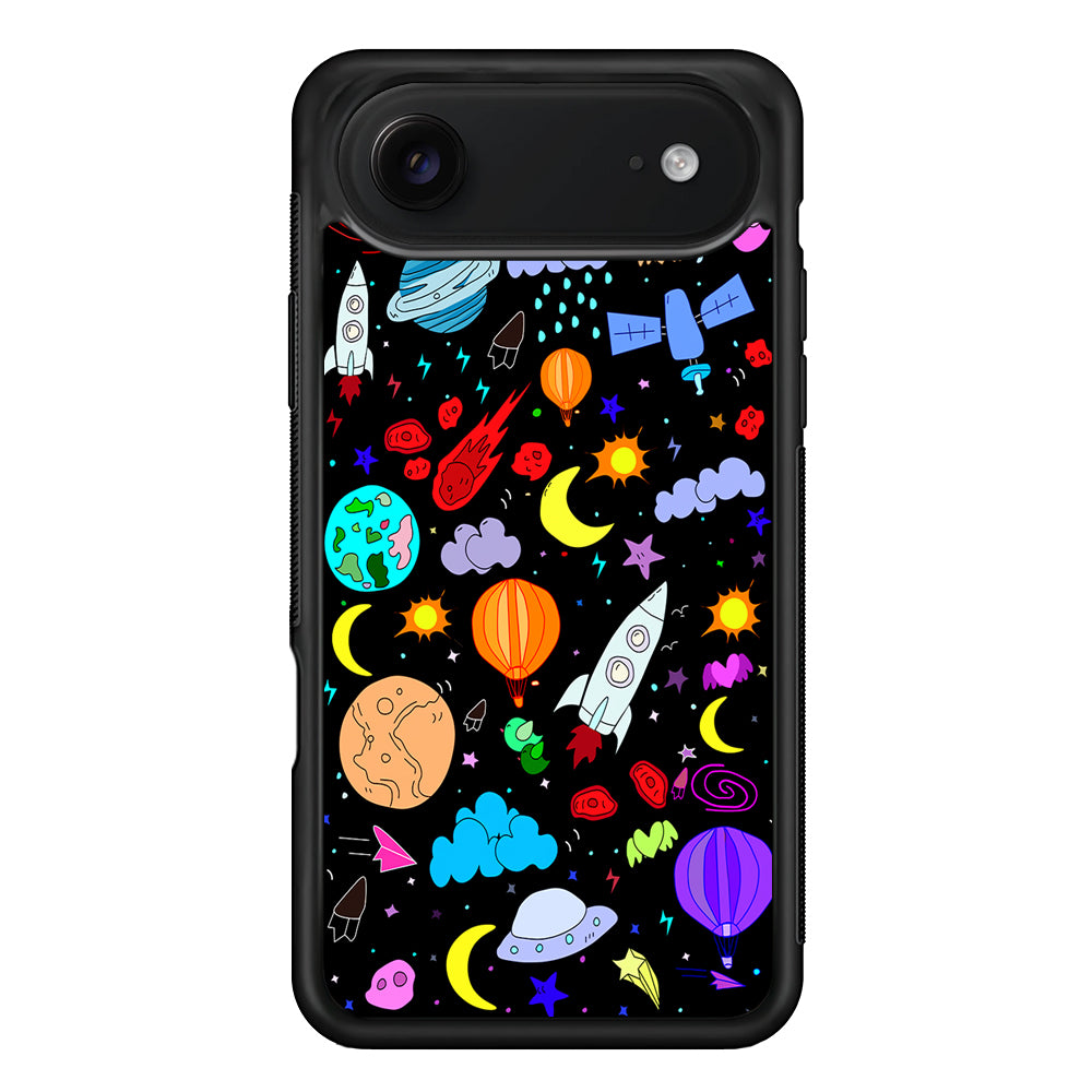 Cartoon Space Pattern iPhone 17 Air Case | Protective Case for iPhone 17 Air