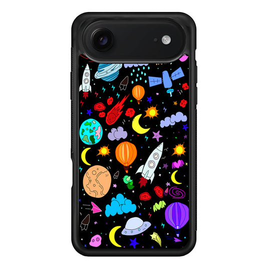 Cartoon Space Pattern iPhone 17 Air Case | Protective Case for iPhone 17 Air