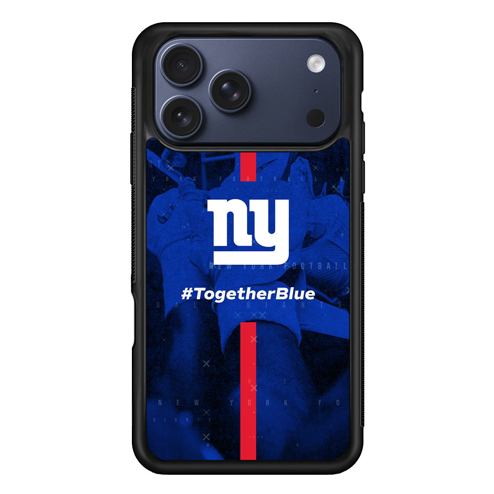 New York Giants Together Blue iPhone 17 Pro Max Case | Slim Protective Cover for iPhone 17 Pro Max