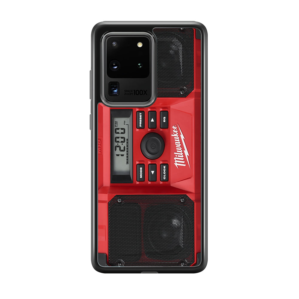 Milwaukee Tool Radio Samsung Galaxy S20 Ultra Case | Slim Rubber Case for Samsung Galaxy S20 Ultra