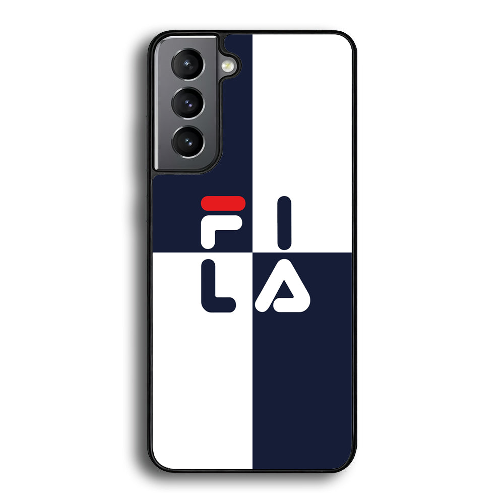 Fila Box Word Samsung Galaxy S24 Plus Case | Slim Rubber Case for Samsung Galaxy S24 Plus