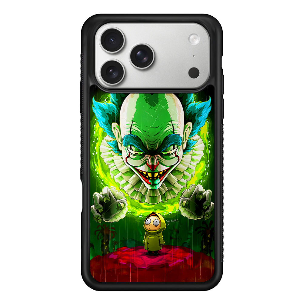 IT X Rick And Morty iPhone 17 Pro Case | Slim Rubber Case for iPhone 17 Pro