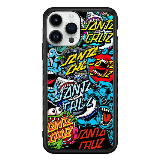 Santa Cruz Skateboard logo iPhone 13 Pro Case | Slim Rubber Case for iPhone 13 Pro