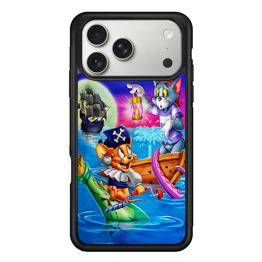 Tom and Jerry Pirates iPhone 17 Pro Case | Slim Rubber Case for iPhone 17 Pro