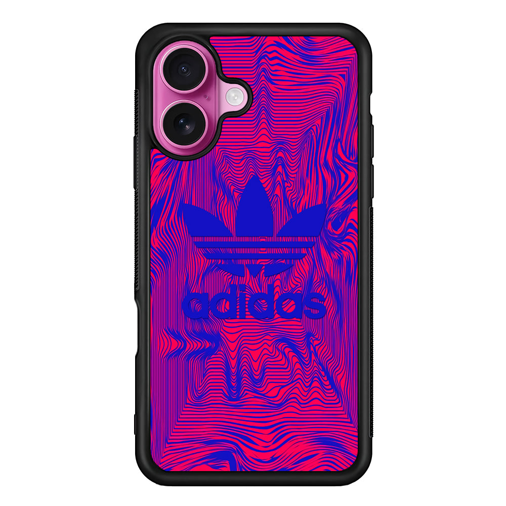 Adidas Line Sketch iPhone 17 Case - Slim Rubber Case for iPhone 17