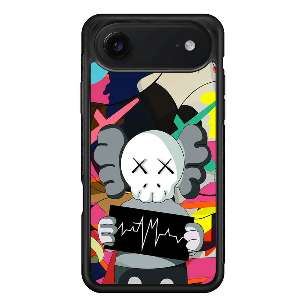 Kaws Signature to The World iPhone 17 Air Case | Slim Rubber Case for iPhone 17 Air