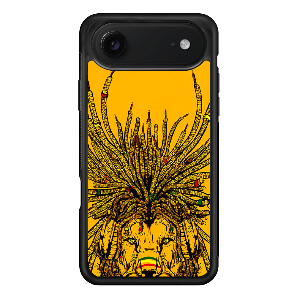 Lion Reggae Yellow Art iPhone 17 Air Case | Protective Case for iPhone 17 Air