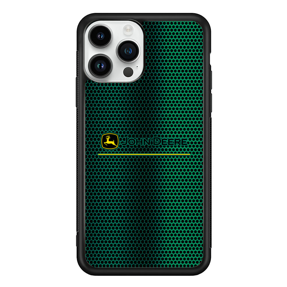 John Deere Luxury Hexagon iPhone 13 Pro Case | Slim Rubber Case for iPhone 13 Pro