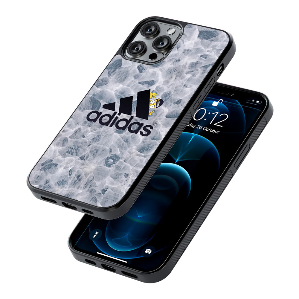 Adidas Logo with Simpson 2D Rubber Phone Case | Slim Protective Phone Case