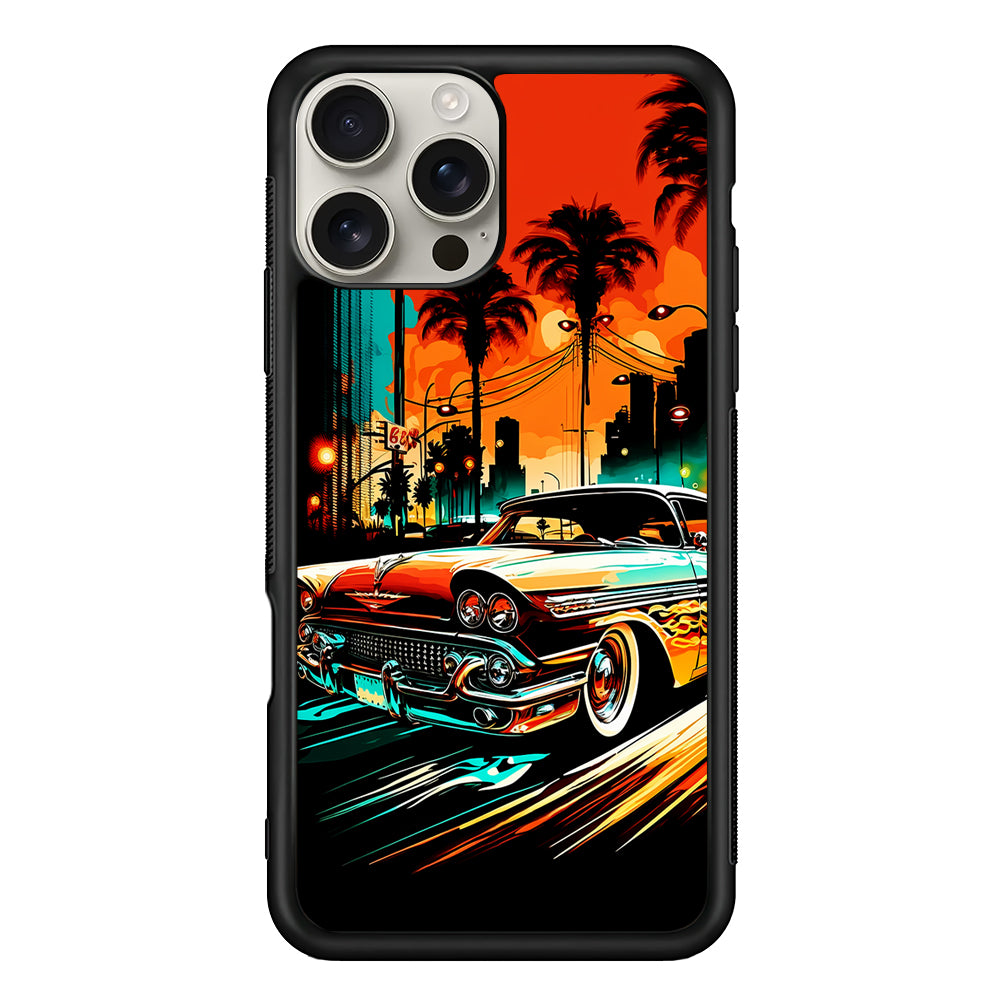 Classic Car Vintage Art iPhone 16 Pro Max Case | Stylish Protective Case for iPhone 16 Pro Max