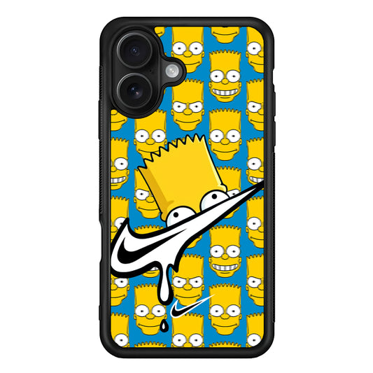 Nike Bart Vibes Face iPhone 16 Case - Oxvistore