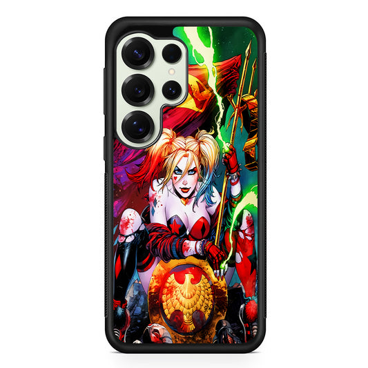 Harley Quinn Superman Flag Samsung Galaxy S25 Ultra Case | Durable Rubber Case for Samsung Galaxy S25 Ultra
