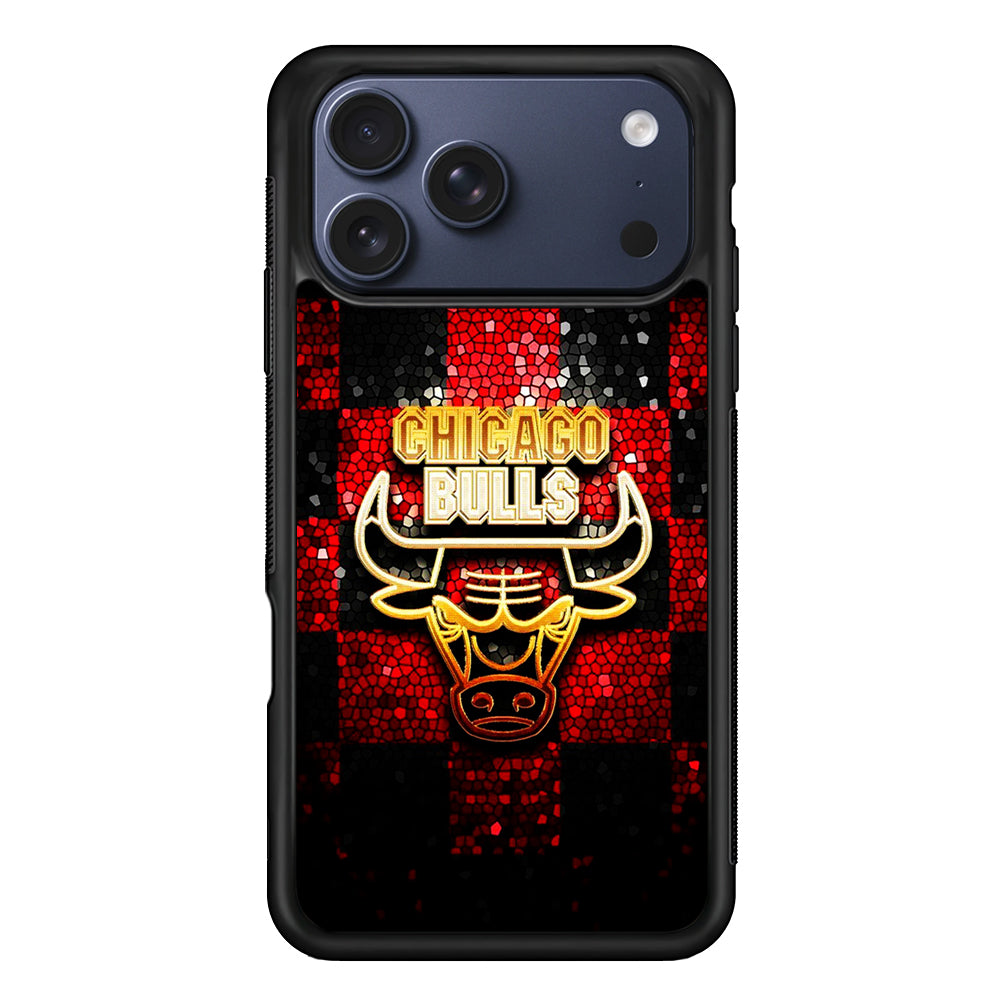 Chicago Bulls Glitter iPhone 17 Pro Max Case | Slim Protective Cover for iPhone 17 Pro Max