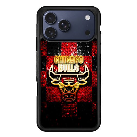 Chicago Bulls Glitter iPhone 17 Pro Max Case | Slim Protective Cover for iPhone 17 Pro Max