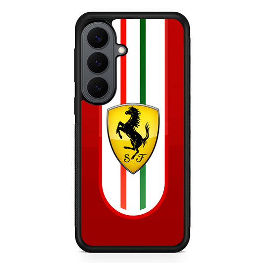 Ferrari Logo Red Samsung Galaxy S26 Plus Case | Slim Rubber Case for Samsung Galaxy S26 Plus