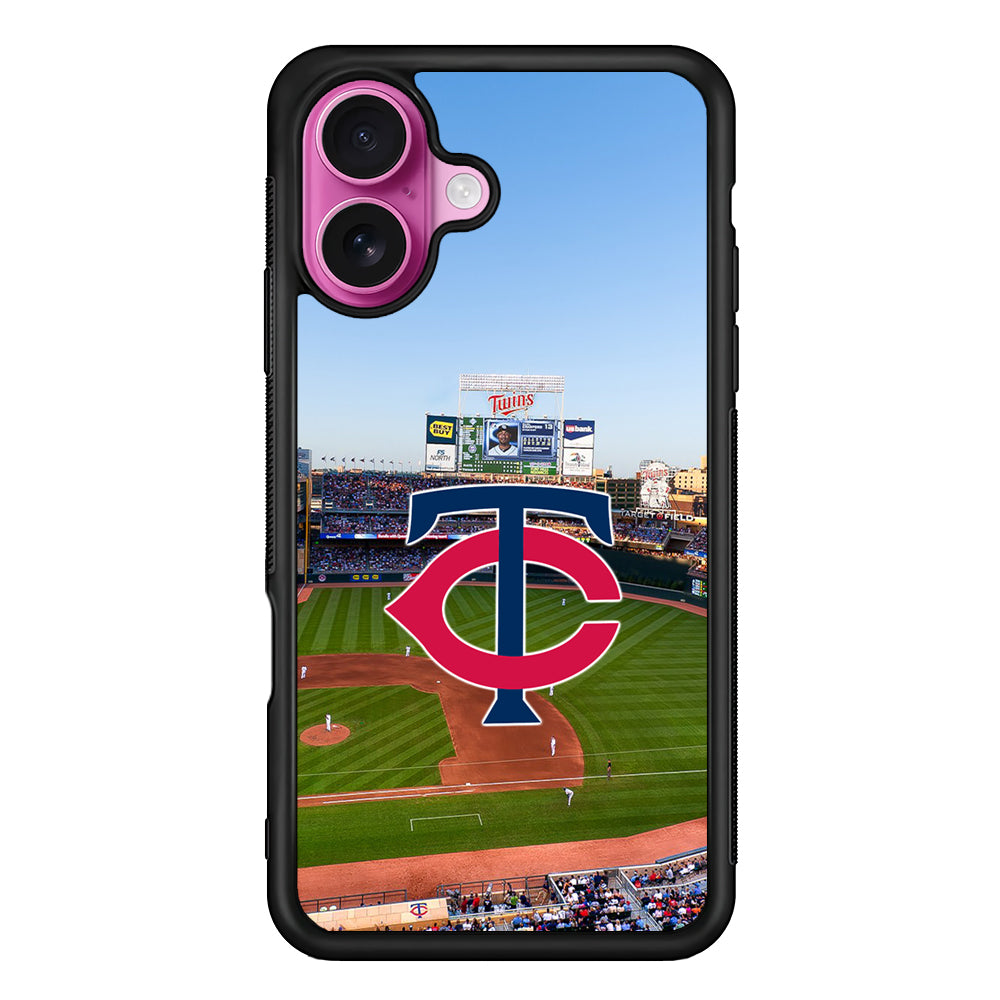 Minnesota Twins Stadium iPhone 17 Case | Slim Protective Rubber Phone Cover