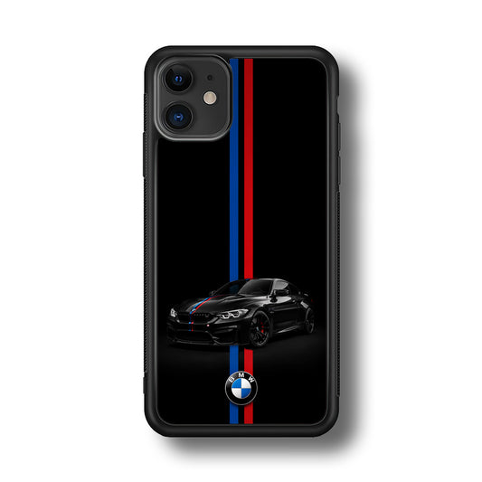 BMW M4 Coupe Racing Stripe iPhone 11 Case | Slim Rubber Case for iPhone 11