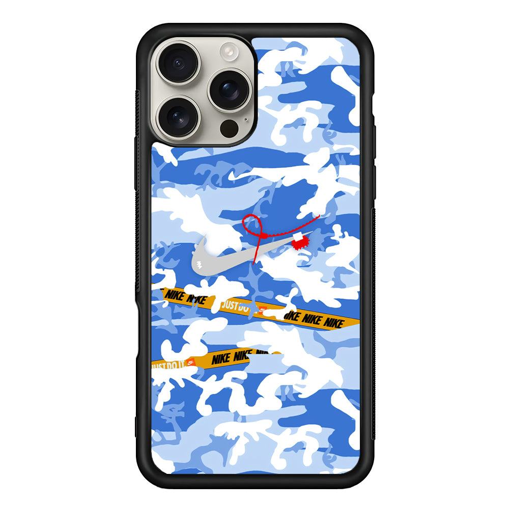 Nike Cloudy Sky Camo iPhone 16 Pro Max Case | Durable Everyday Protective Cover