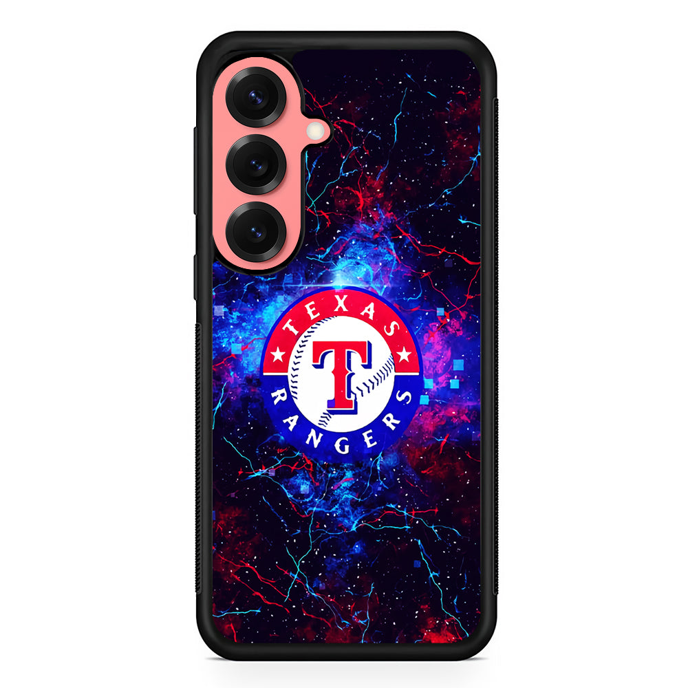 Texas Rangers Abstract Samsung Galaxy S25 Case | Protective Case for Samsung Galaxy S25