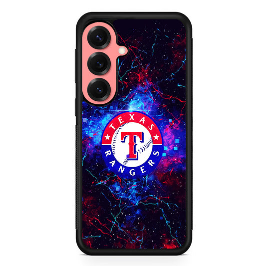 Texas Rangers Abstract Samsung Galaxy S25 Case | Protective Case for Samsung Galaxy S25