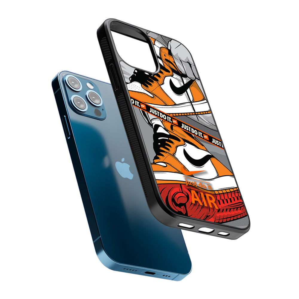 Nike Close Up The Sneaker 2D Rubber Phone Case | Slim Protective Phone Case