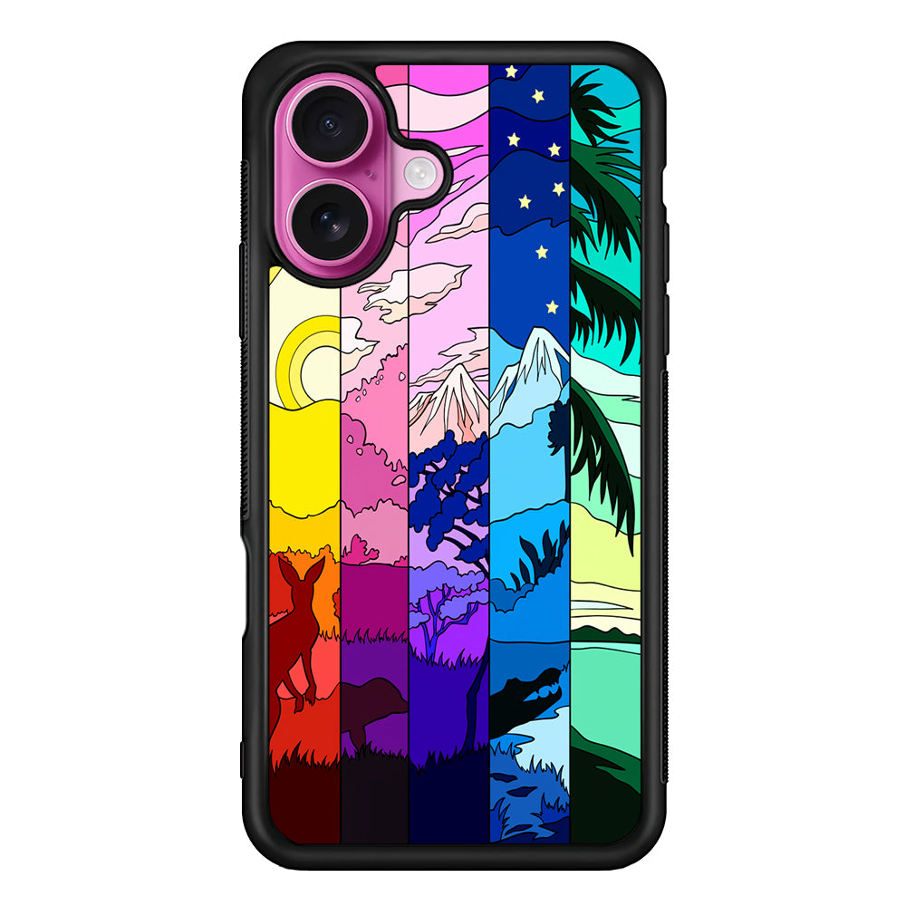 Season Difference Spectrum iPhone 17 Case | Slim Protective Rubber Phone Cover