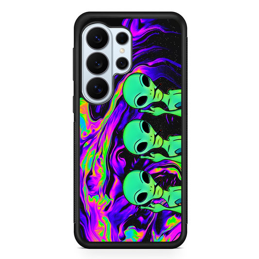 Marble Three Aliens Samsung Galaxy S26 Ultra Case | Protective Phone Cover
